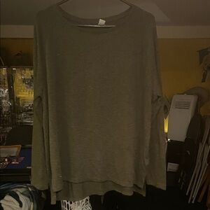 Old Navy Olive Long Sleeve Tee